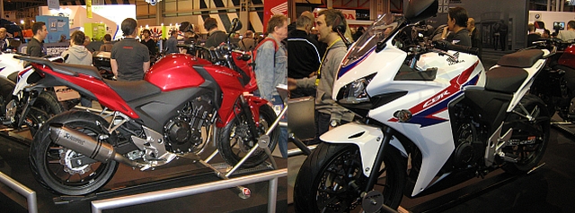 Montage of CB 500 and CBR 500
